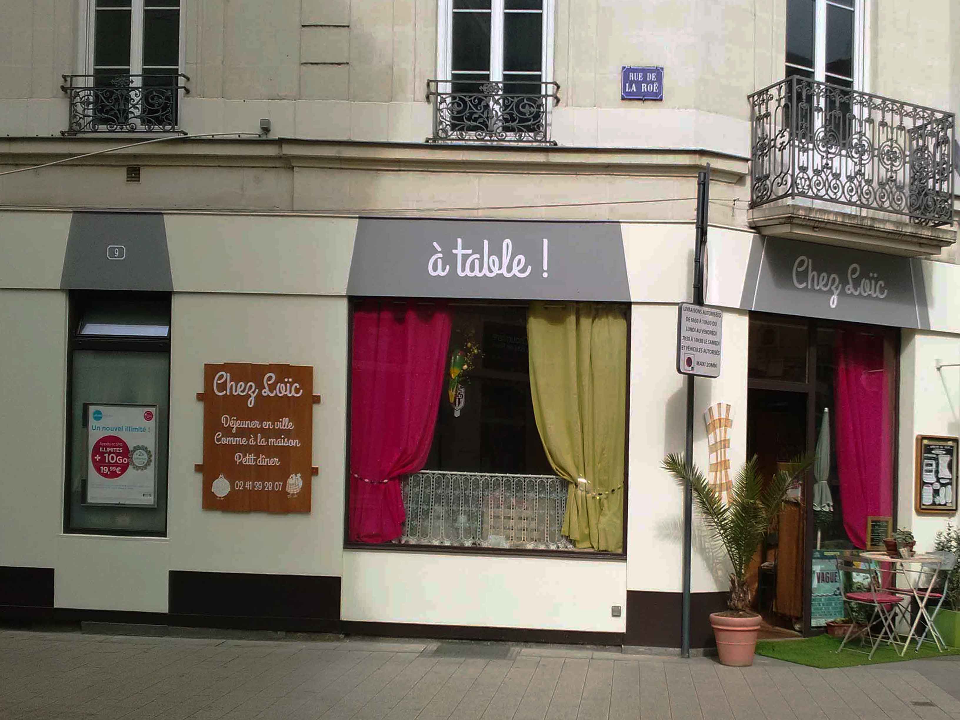 nouveau chez loic devantures restaurant angers